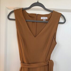 Calvin Klein Women's Tan Jumpsuit | Size 8